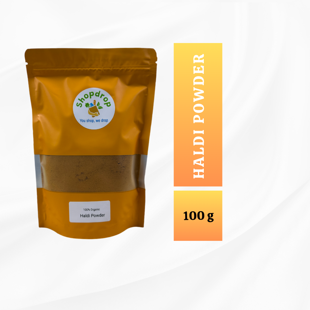Shopdrop organic haldi powder /  turmeric powder 100 gm 