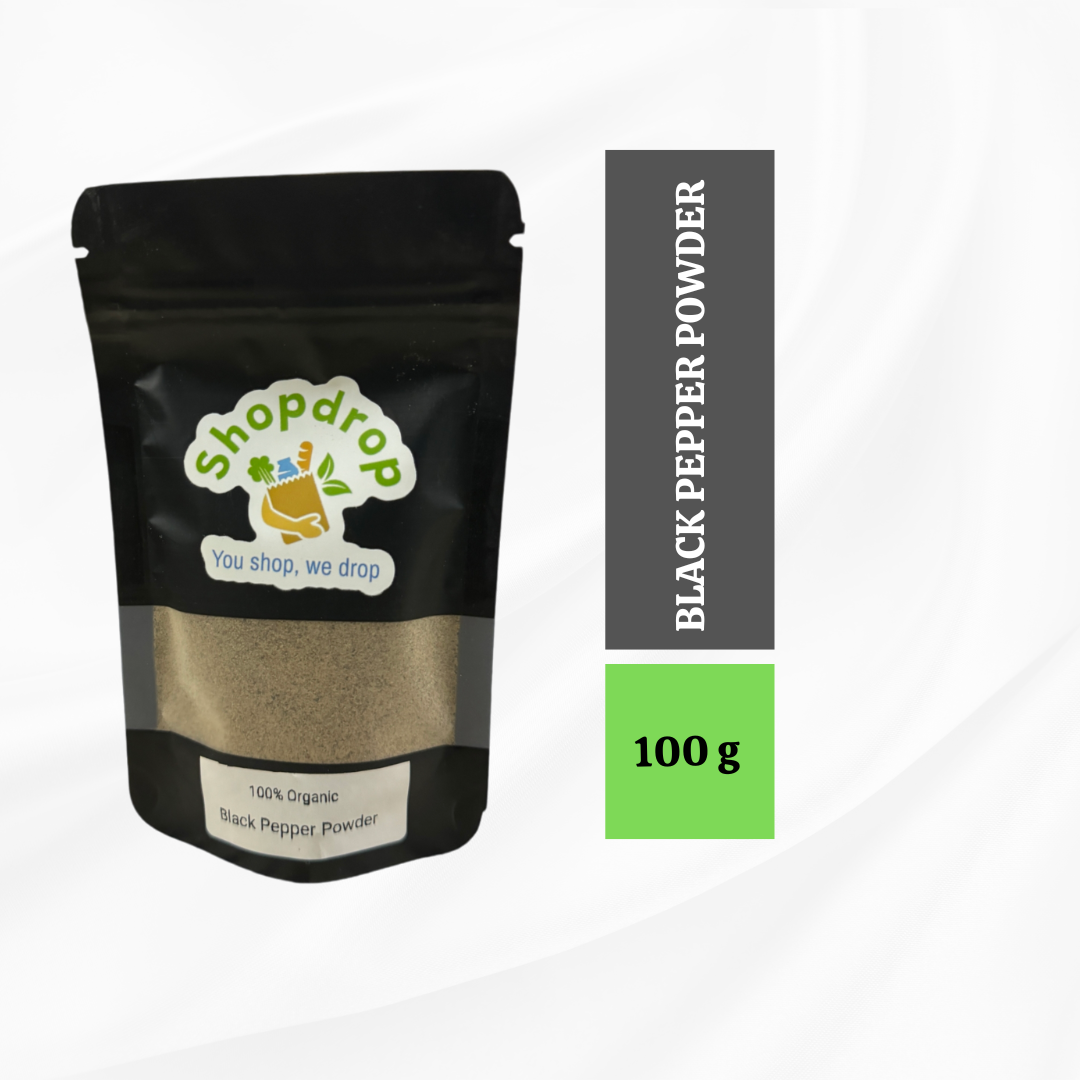 Shopdrop organic kali mirch powder/golki powder /black pepper  powder 100gm 