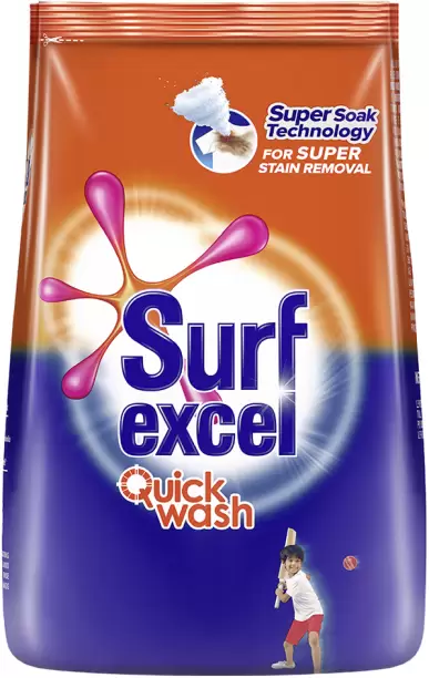 Surf excel quick wash detergent powder 500gm