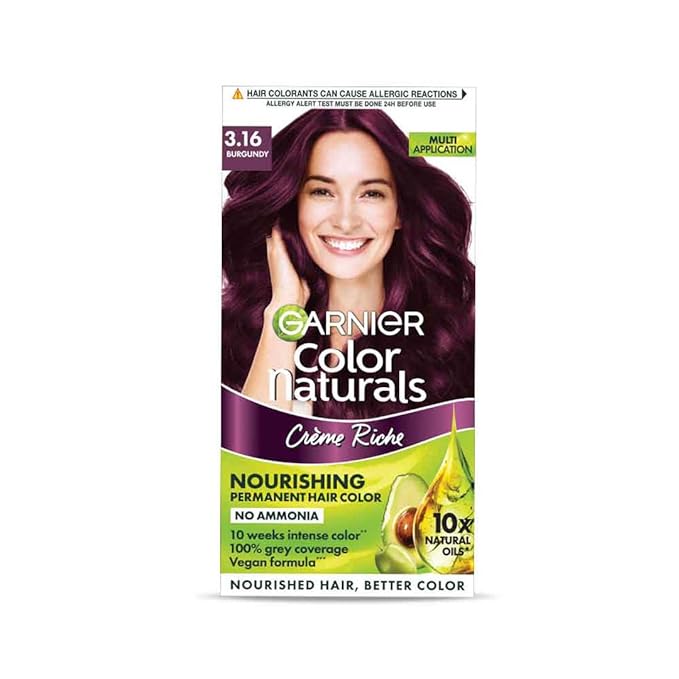 Garnier color naturals (burgundy)