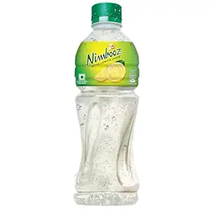 7 up nimbooz soft drink - with real lemon juice, 350 ml bottle